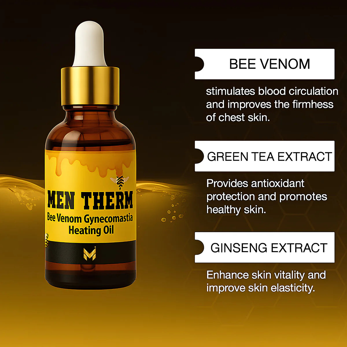 Bee Venom Heating Oil – Smooth & Toned Look